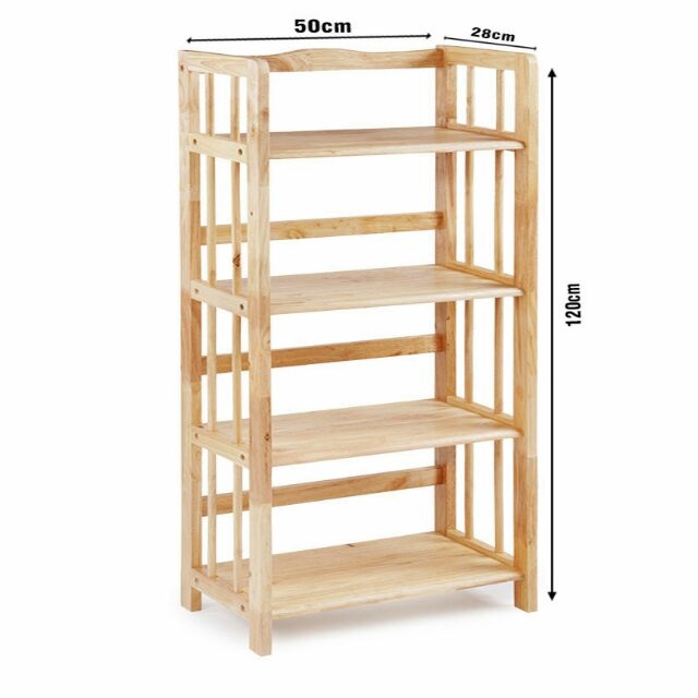 [HCM]Kệ sách gỗ 50cm - 4 tầng