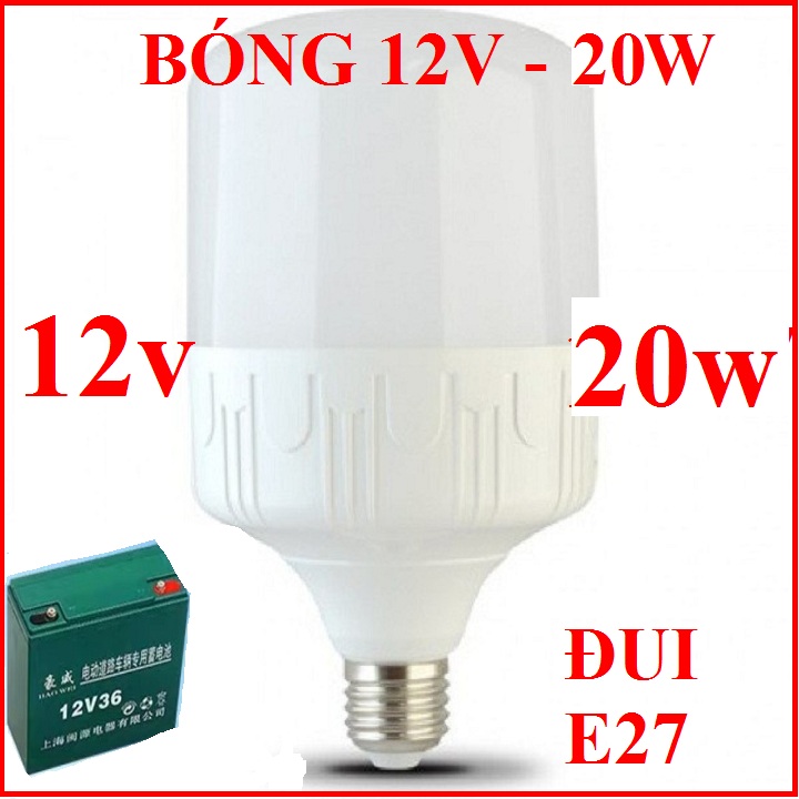 BÓNG đèn 12V 20W đui E27 tiện dụng