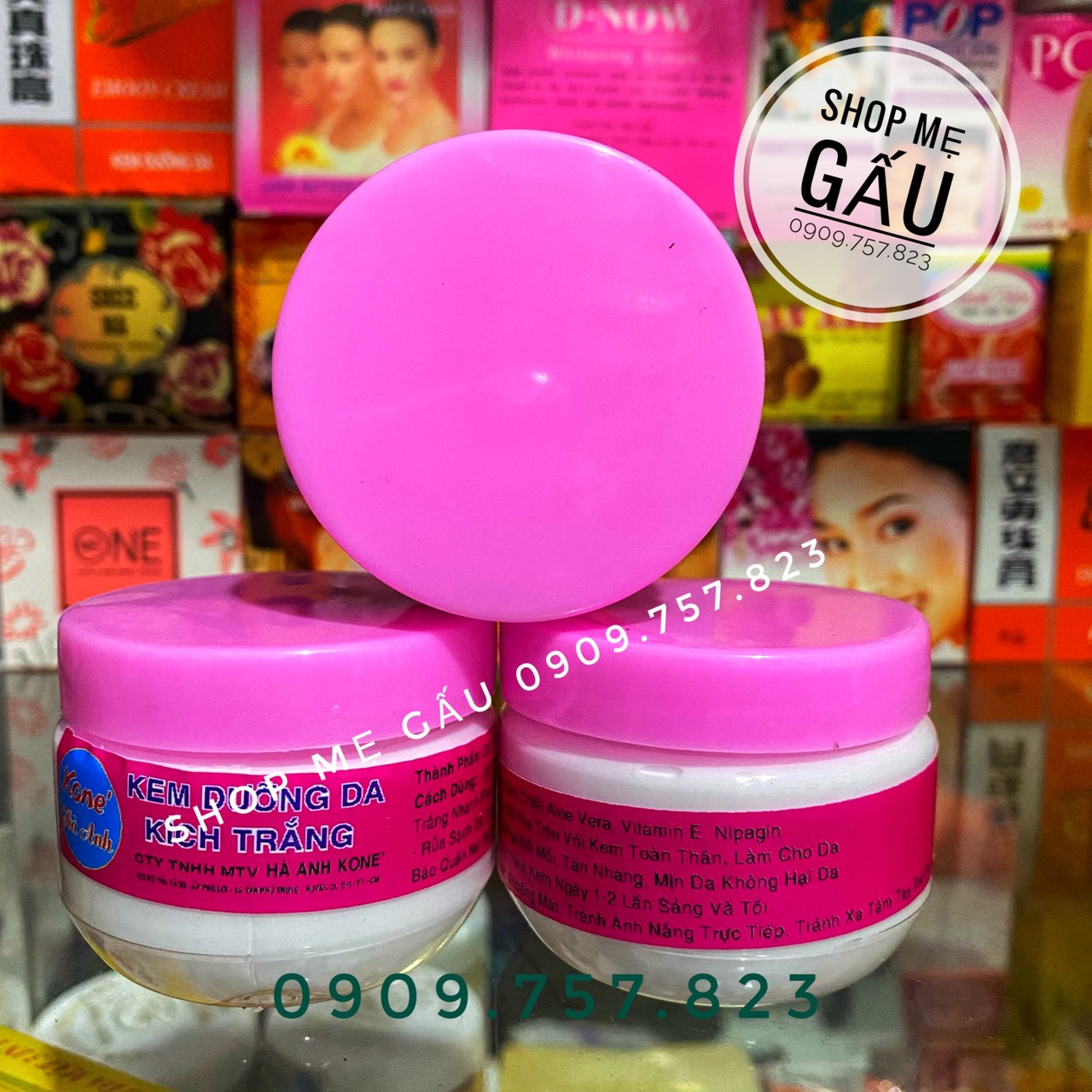 Kem kích trắng da nắp hồng ( 1 hũ)