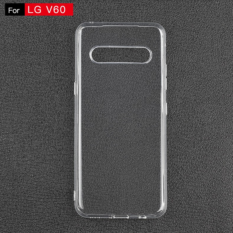 Ốp Lưng Silicon Trong Suốt Cho LG V60 ThinQ