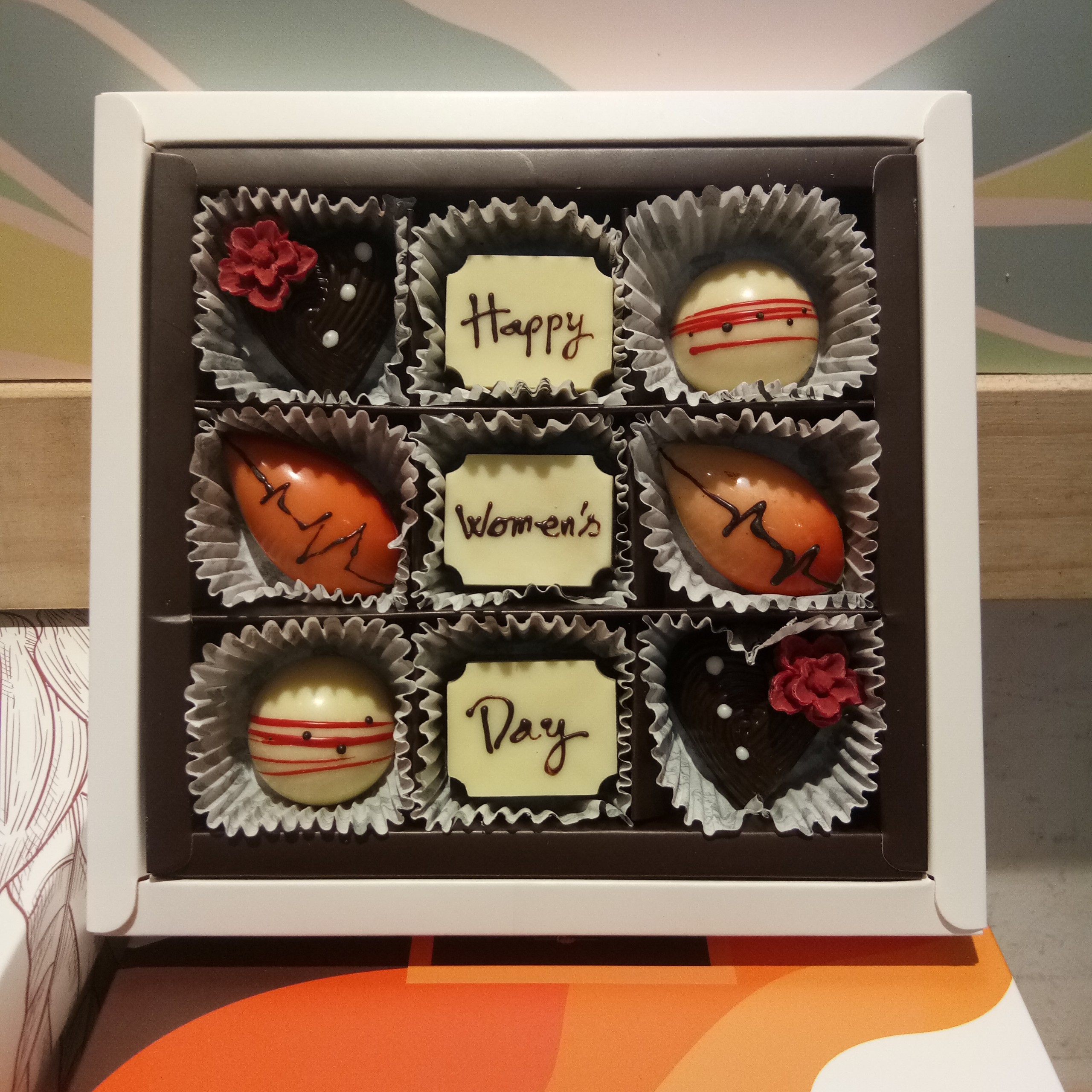La Chocotea Chocolate "Happy Women's Day" 9V