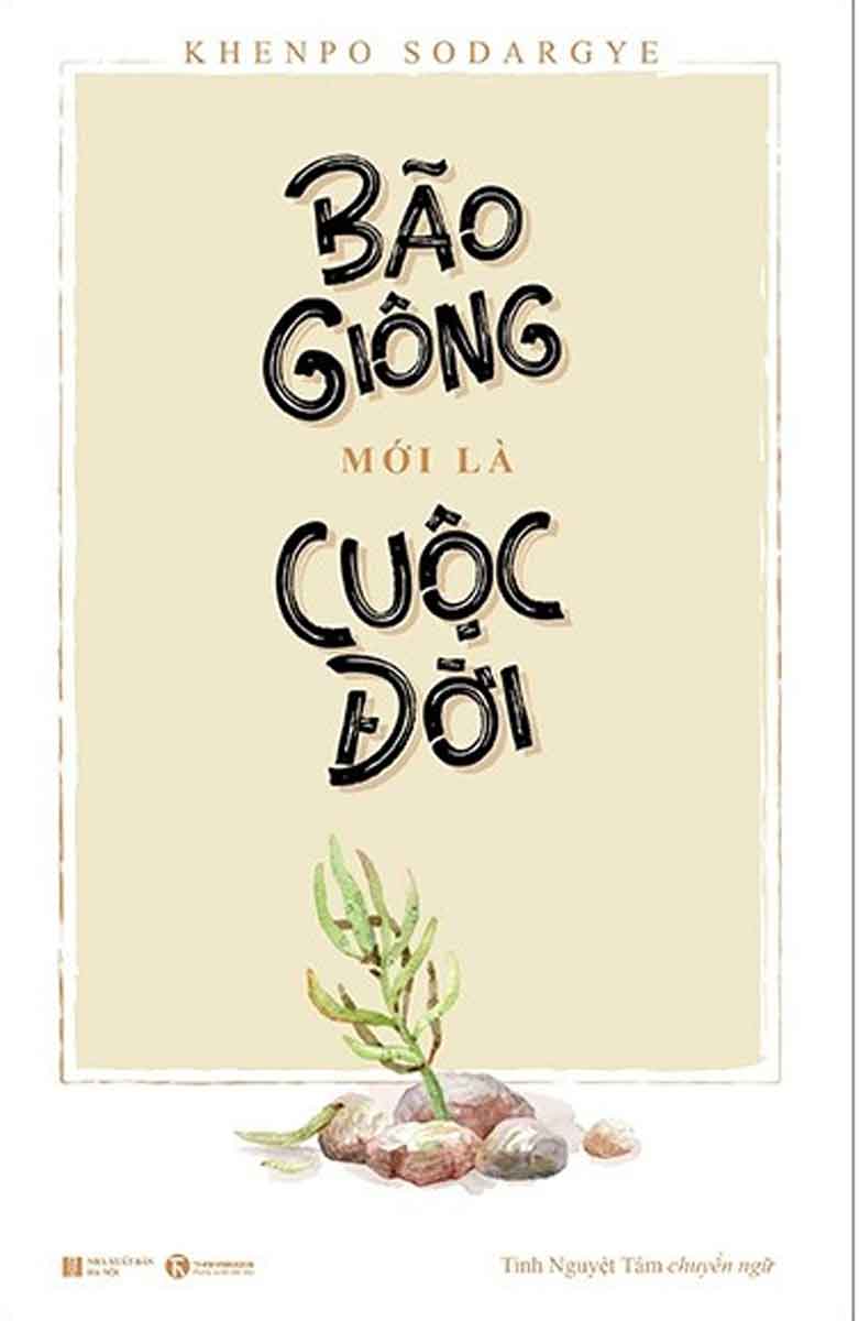 Sách - bão giông mới là cuộc đời - newshop
