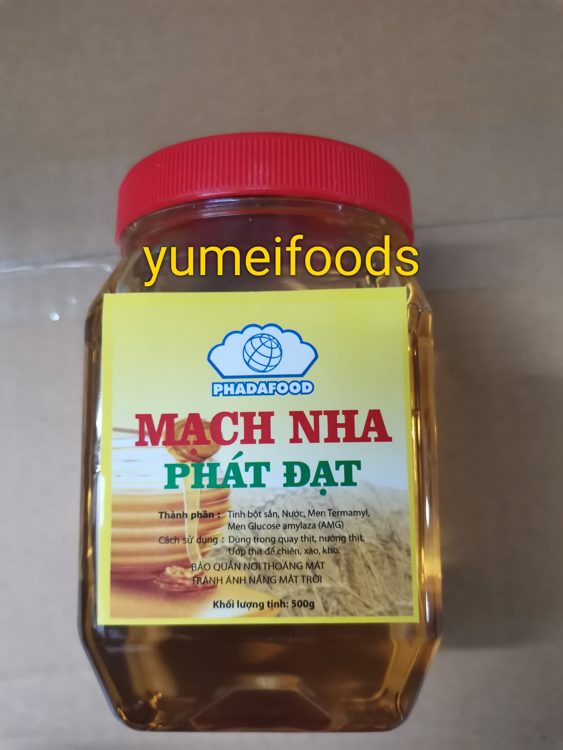Mạch Nha Phát Đạt hủ 500gr - Ướp Thịt Nướng/ Quay Vịt