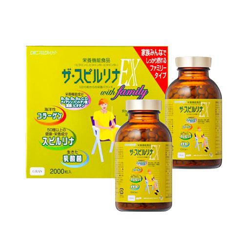 Tảo vàng spirulina ex family mẫu mới 2019