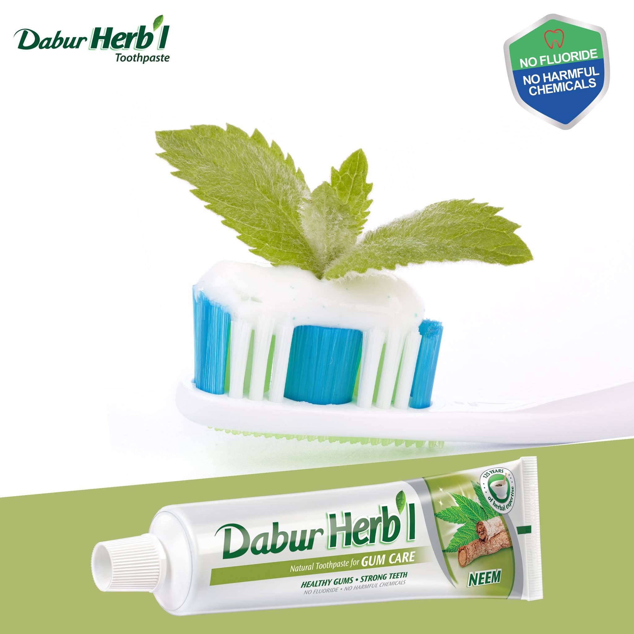 Kem Đánh Răng thiên nhiên Dabur Herbal - Neem 155g