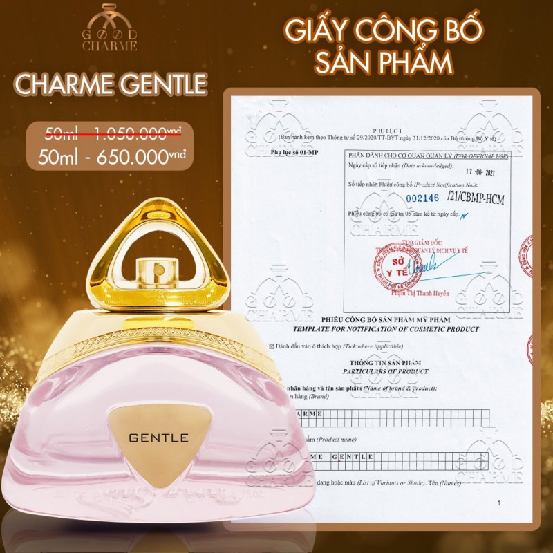 Nước hoa Gentle 50ml