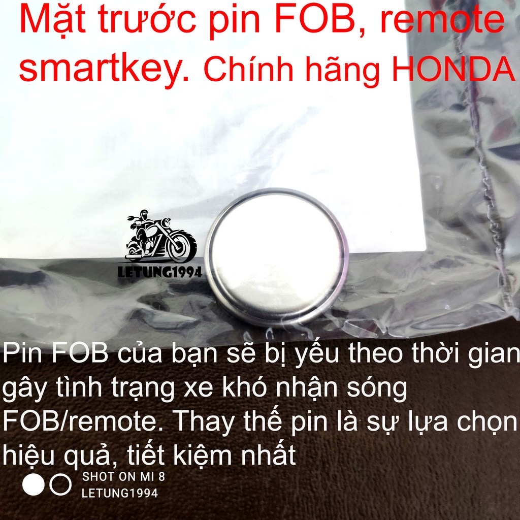 (Combo 5 viên) Pin điều khiển Remote SH, VISION, AIRBLADE, LEAD, SH MODE, PCX