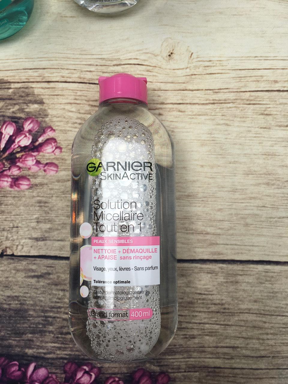 [HCM]Nước Tẩy Trang Garnier Skin Active Solution Micellaire Cleansing Water 400ml