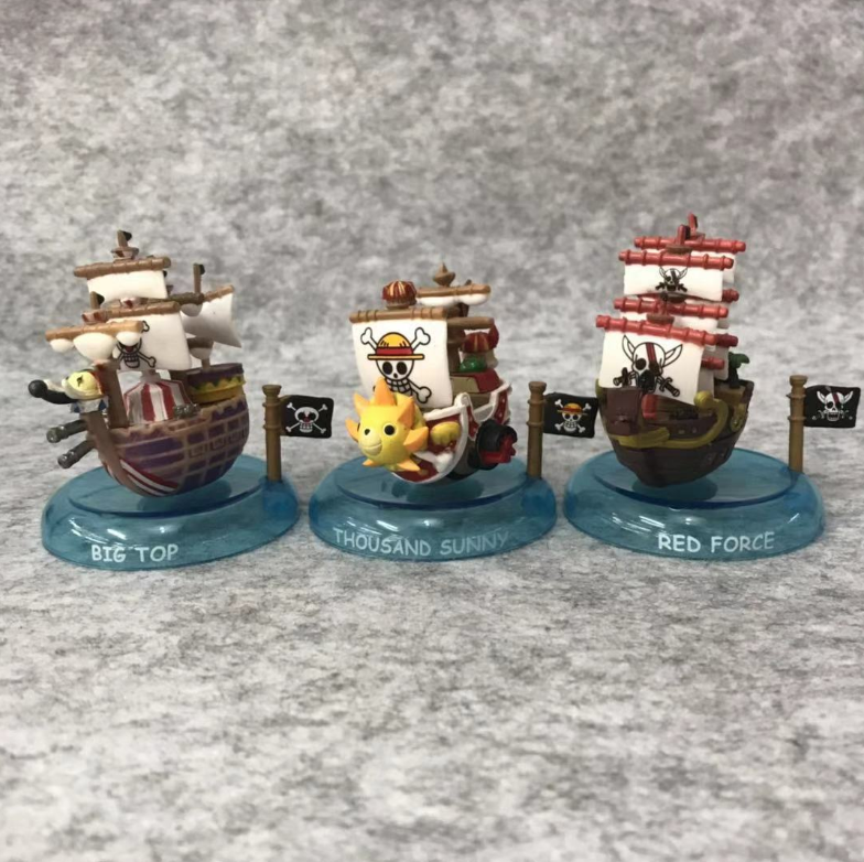 Mô hình one Piece 6 tàu chiến One Piece