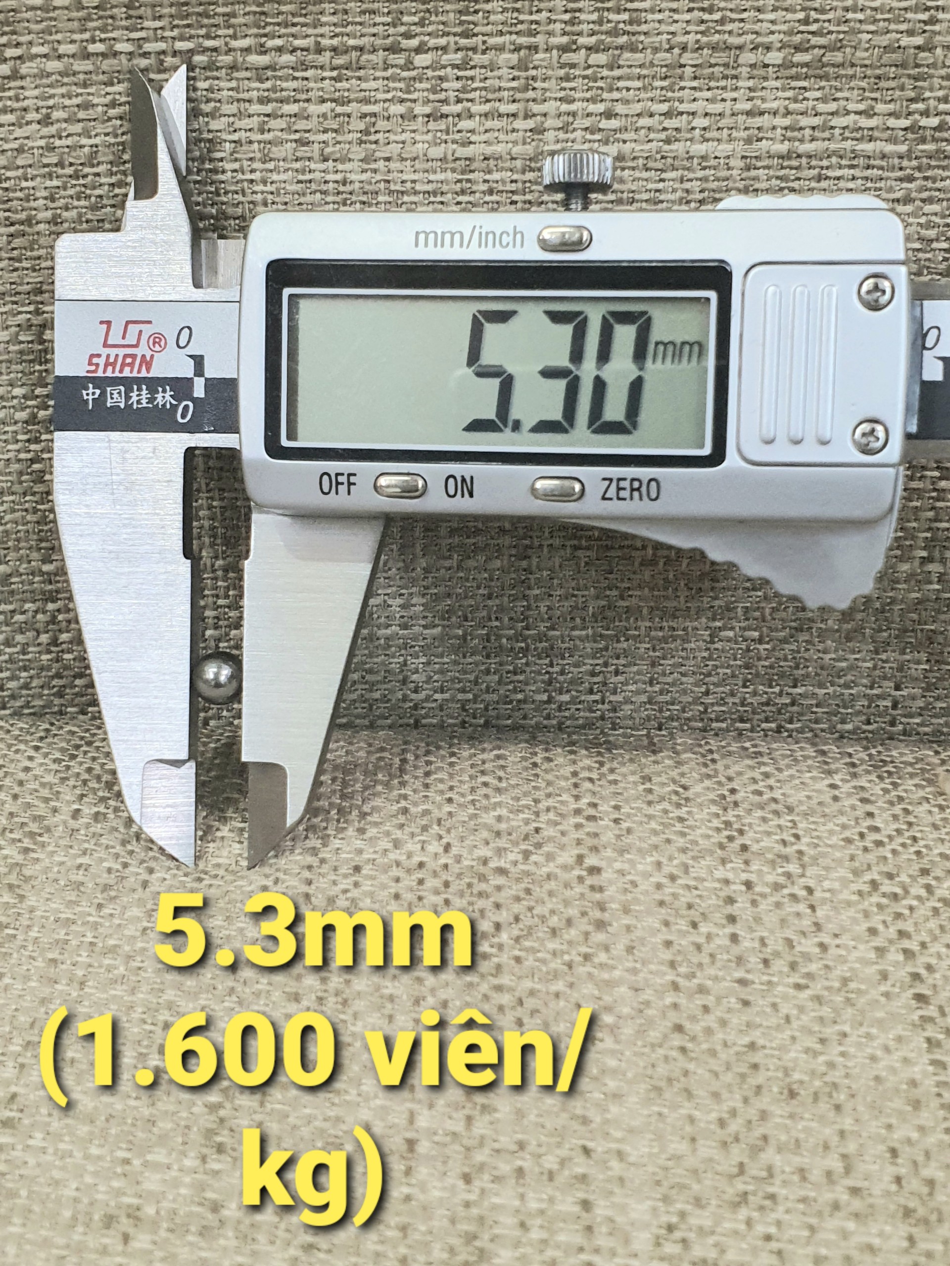 BI SẮT 5.3 (BỊCH 1KG)