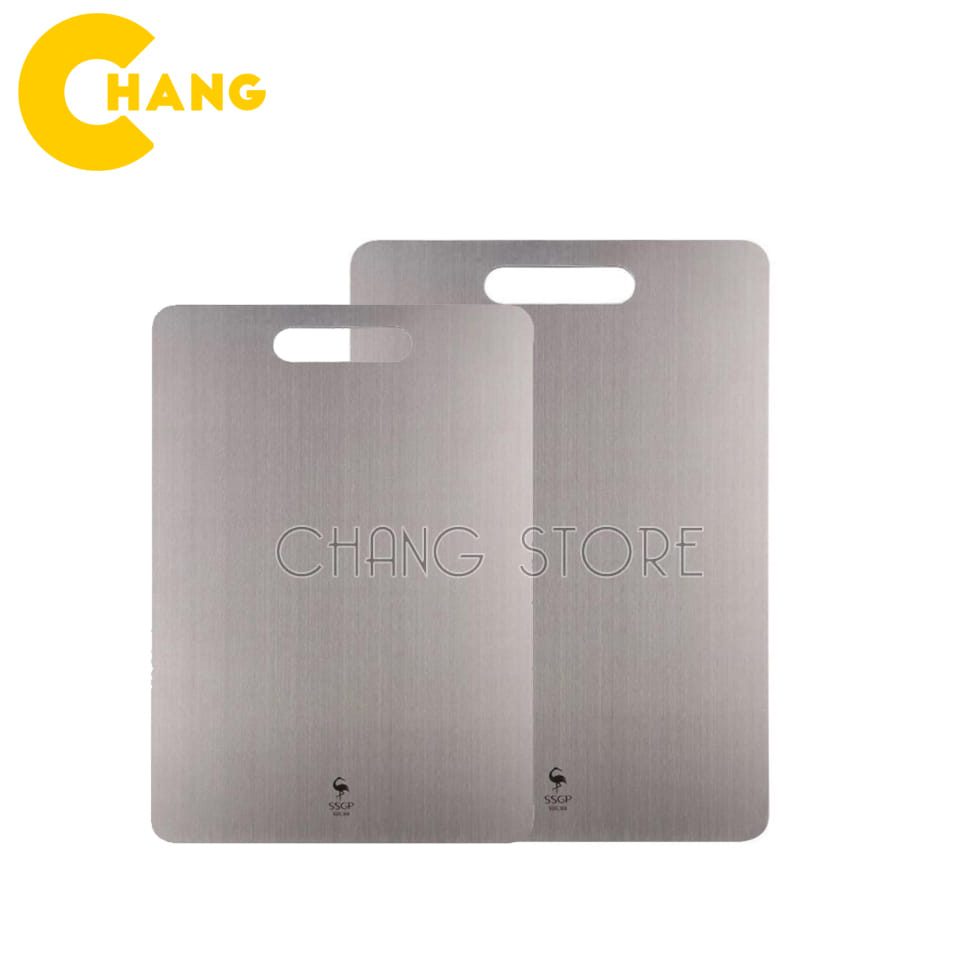 Thớt inox 304 cao cấp kháng khuẩn cường lực tác dụng rã đông thực phẩm nhanh chóng ,chống ẩm mốc vệ sinh dễ dàng