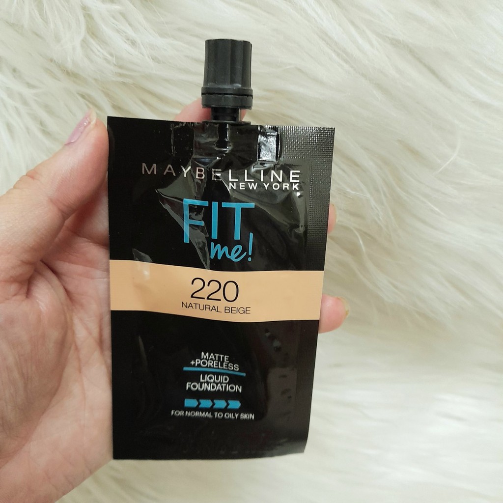 (5ml) Sample Kem Nền Mịn Lì Maybelline Fit Me Matte + Poreless