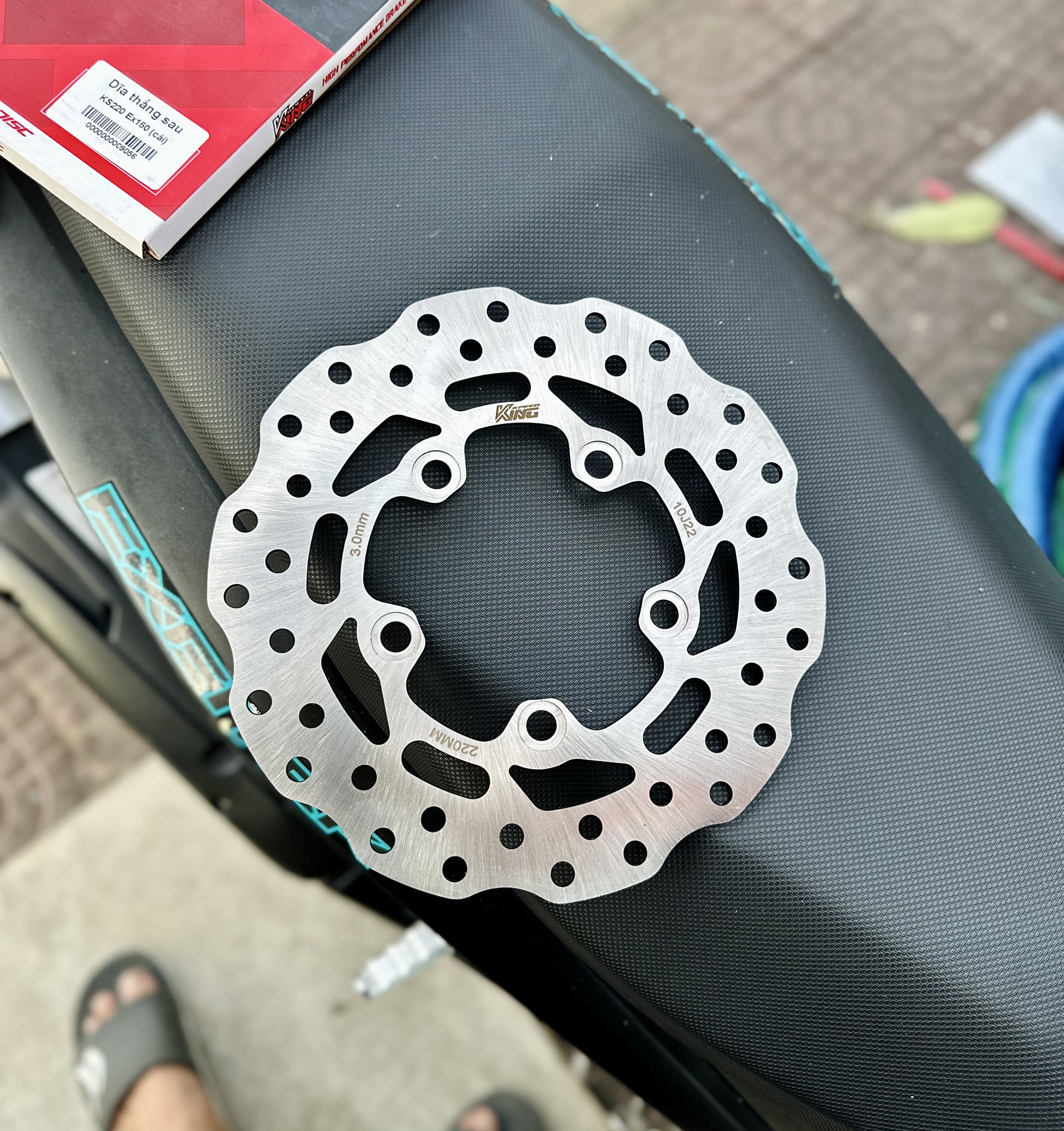 Đĩa Thắng KIng Speed Sau Exciter 150 220mm