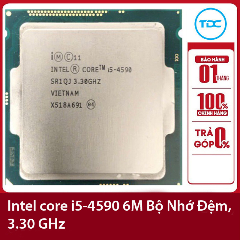 Bảng giá Bộ vi xử lý Intel CPU Core i5-4590 3.30GHz ,84w 4 lõi 4 luồng, 6MB Cache Socket Intel LGA 1150 Phong Vũ