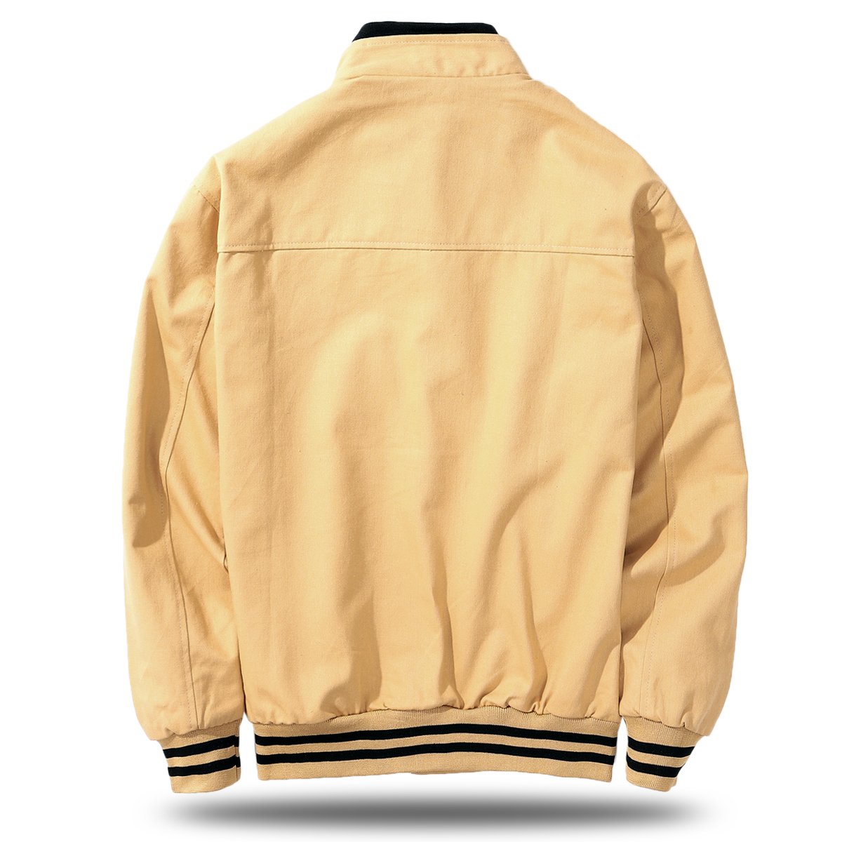 Áo khoác kaki nam bomber Khavi AK68 (Vàng)