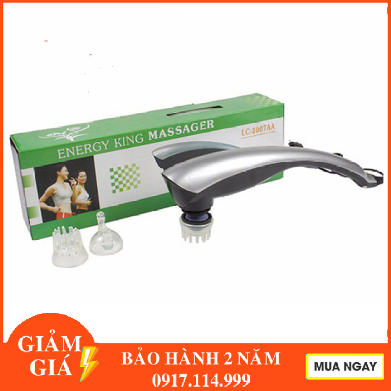 Máy massage toàn thân cầm tay 3 đầu - Máy mat-xa toàn thân cầm tay toàn thân 3 đầu LC 2007A