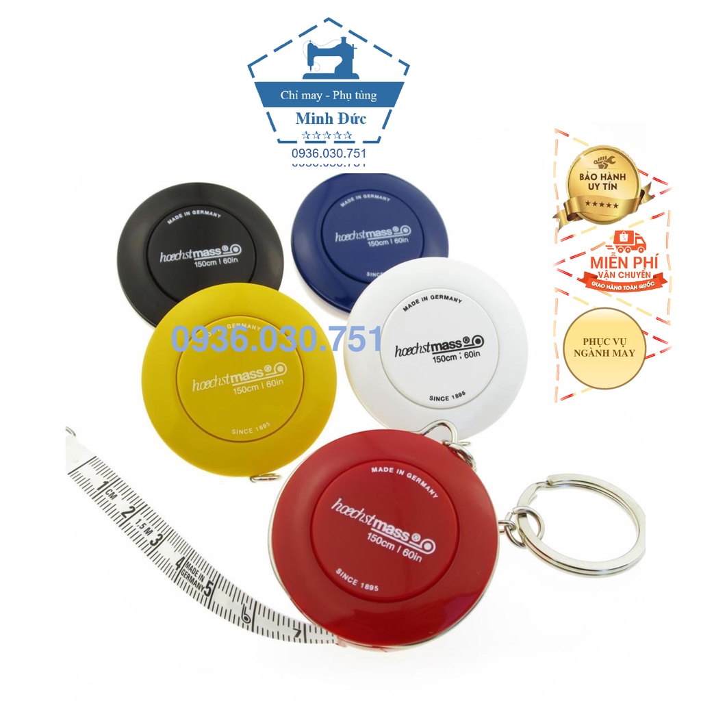 Thước dây cuộn móc khóa - Hàng ĐỨC