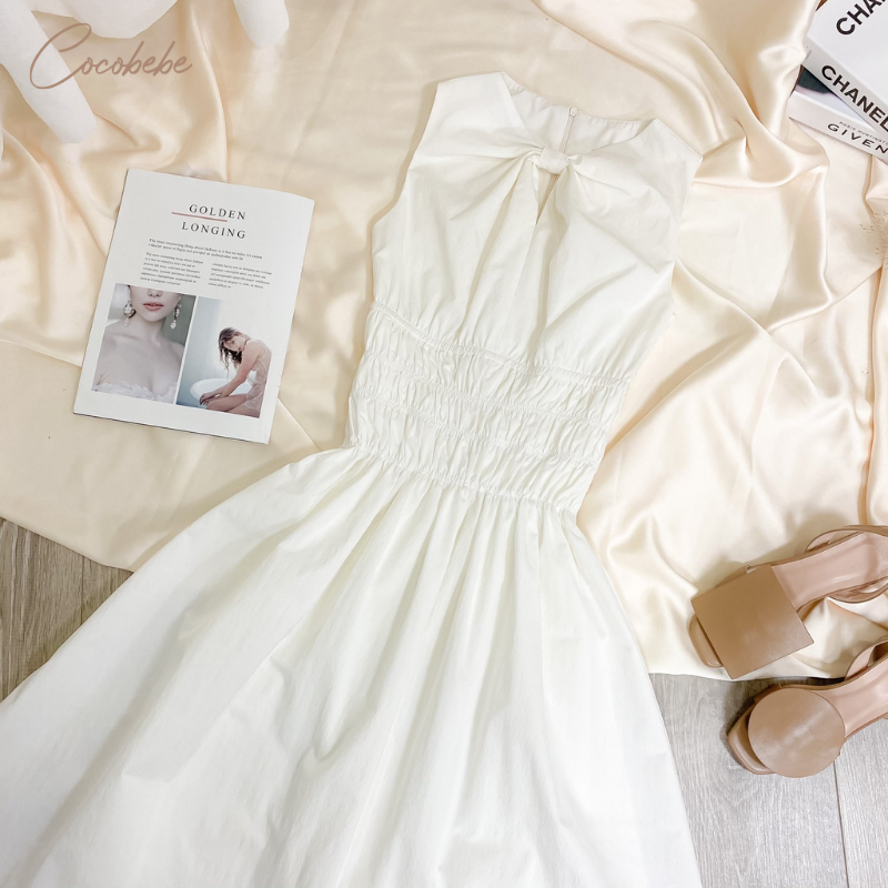Đầm Maxi Nhún Eo M3059 Cocobebe