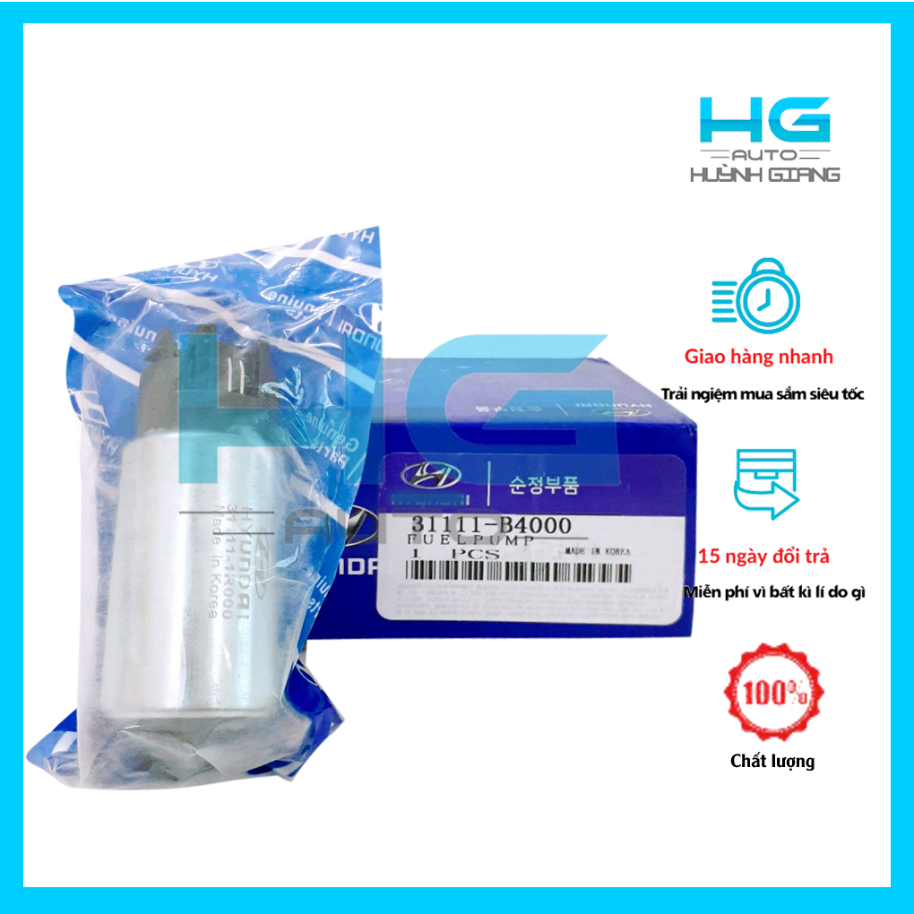 Bơm xăng k.ia, grand i10 mã 3111-b4000 - bảo hành 6 tháng -hgauto