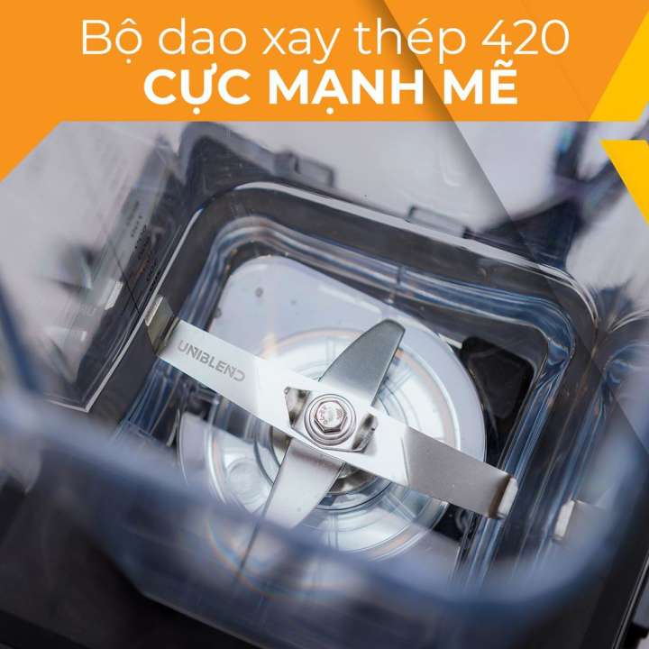 Máy xay đa năng UniBlend UB-712 cao cấp, siêu bền siêu mạnh 1680W, hàng chính hãng, bảo hành 1 năm