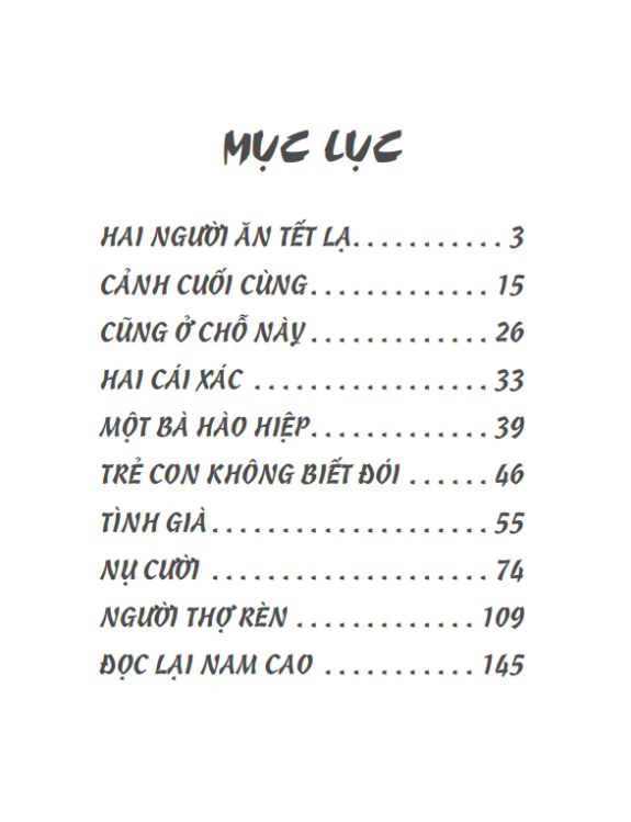 Nam Cao - Những cánh hoa tàn