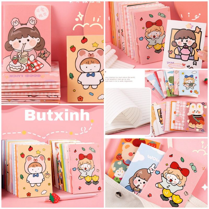 Sổ Tay Mini Cute Chọn Mẫu
