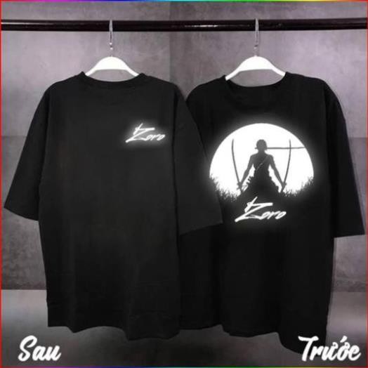 Áo thun phản quang anime in hình zoro - áo one piece chất / có đủ size trẻ em