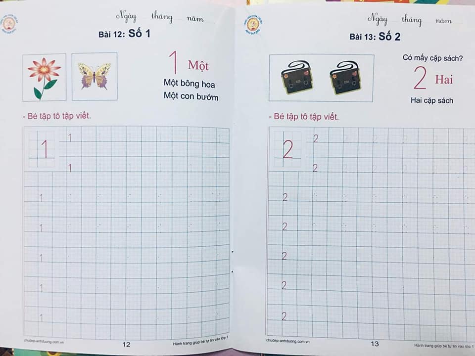 Bước Đầu Tập Viết (2 Cuốn)