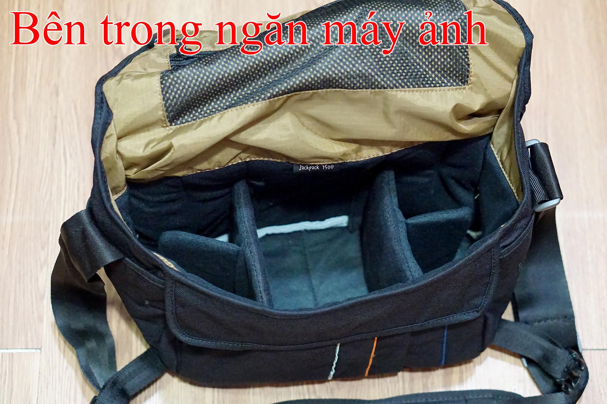 [HCM]Túi máy ảnh Crumpler Jackpack 7500 màu đen [HÌNH THẬT]