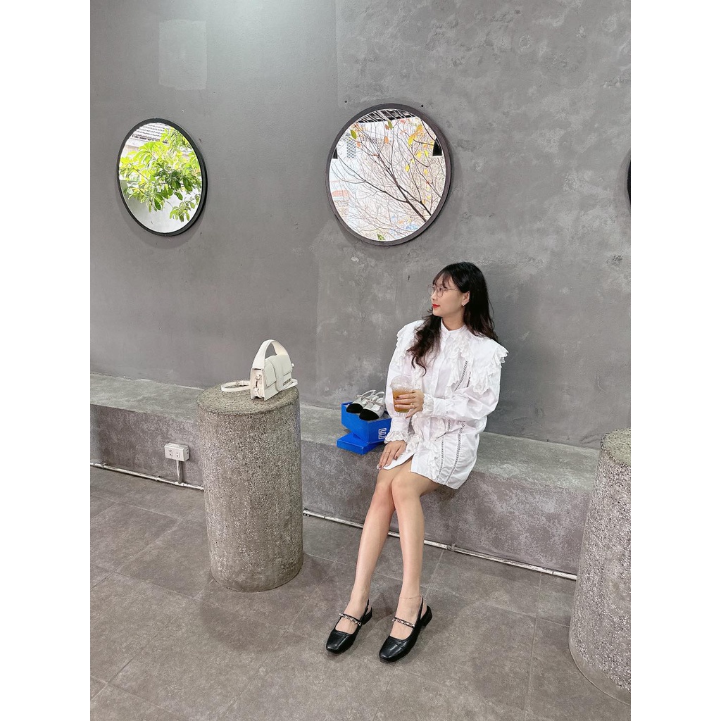Sục búp bê C.N.K đế bệt gót 2cm