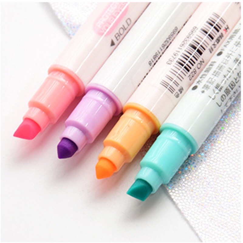 Set 12 bút dạ 2 đầu milkliner siêu xịn