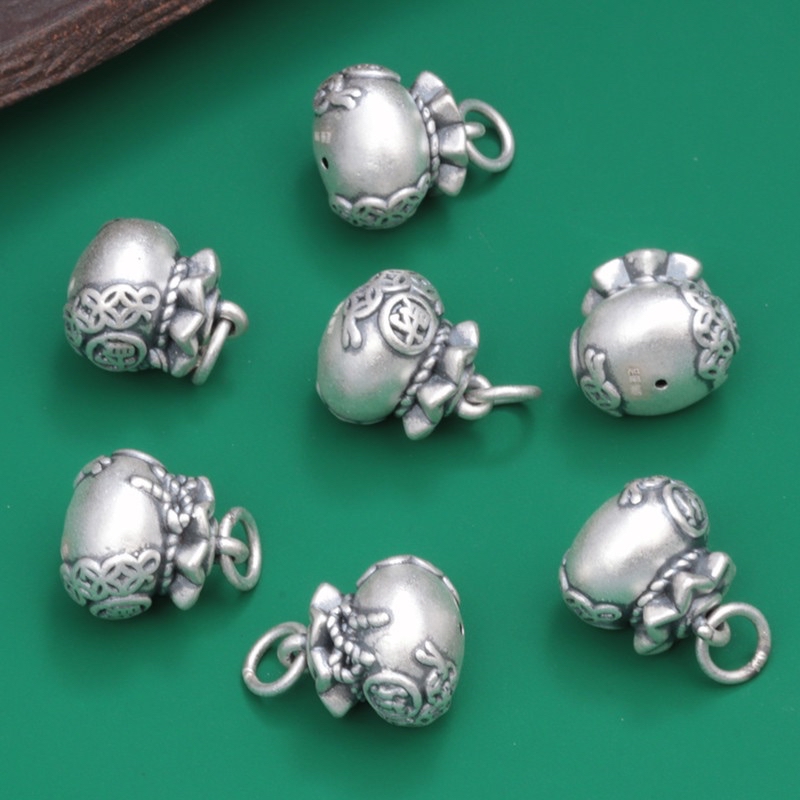 [S925] Charm bạc túi tiền - MH112