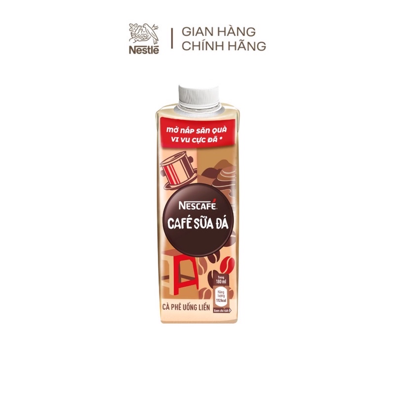 Cà Phê Uống Liền Nestlé Nescafé Sữa Đá ( 180Ml)