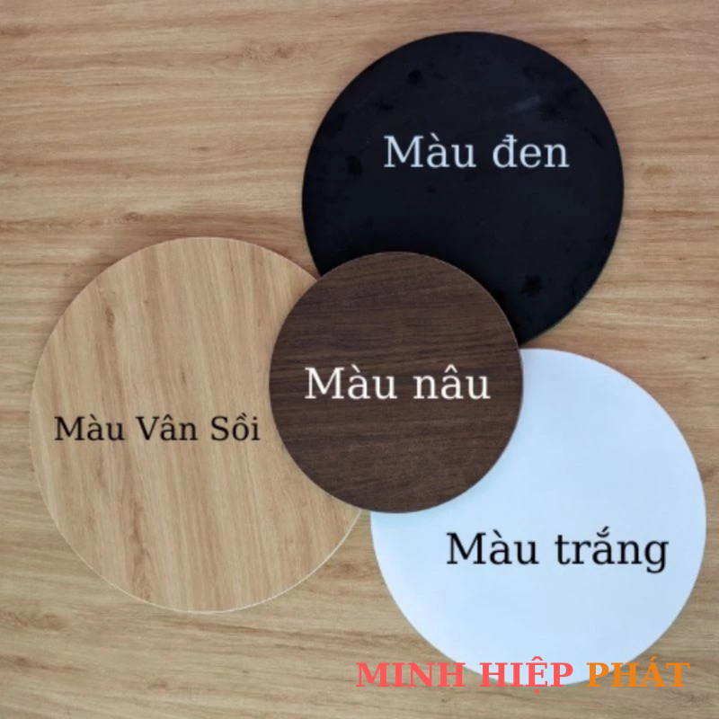 Bàn tròn gấp gọn kích thước 60cm, 80cm