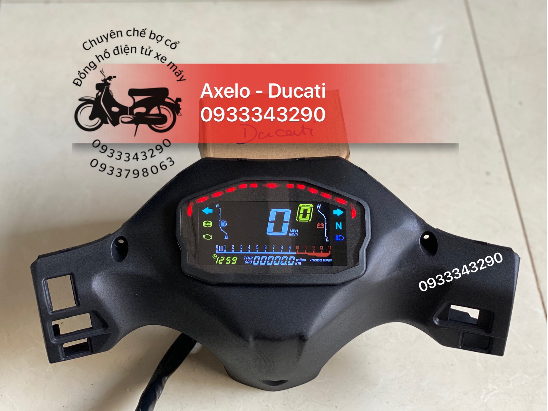Trọn Bộ Bợ Cổ AXELO - DUCATI