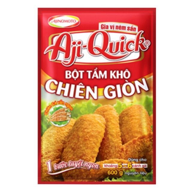 Bột Chiên Giòn AjiquickQuick Xanh