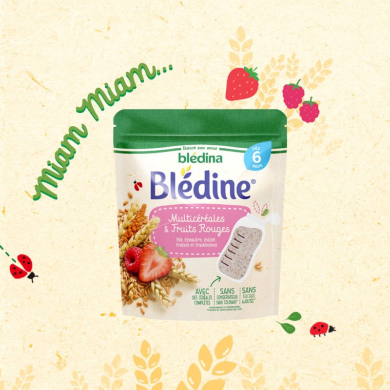 Bột Lắc Sữa Bledine Vị Chuối Dành Cho Bé 6M+ 200g
