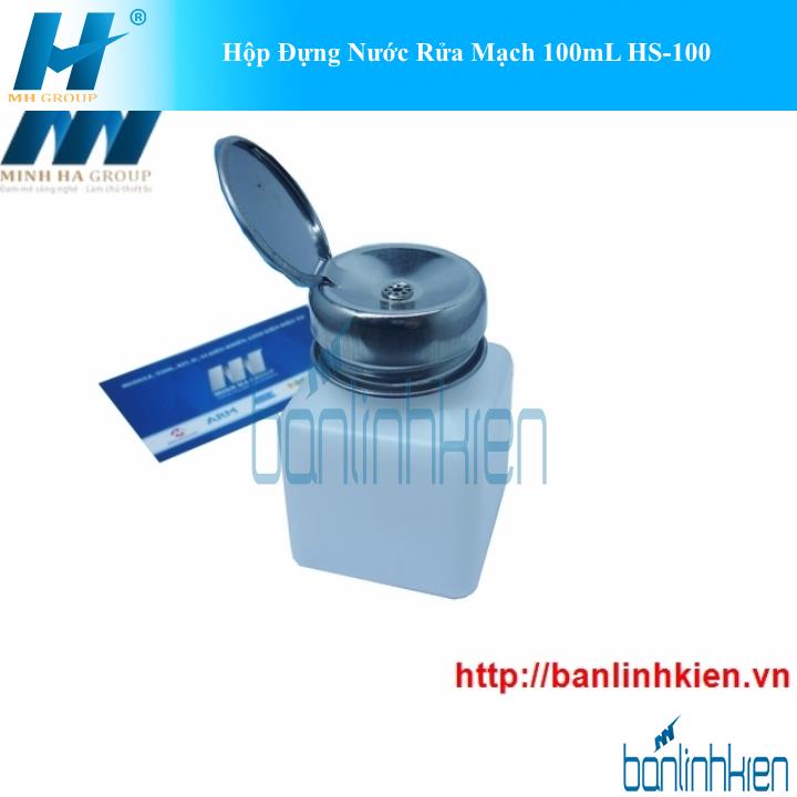 Hộp đựng nước rửa mạch 100ml hs-100