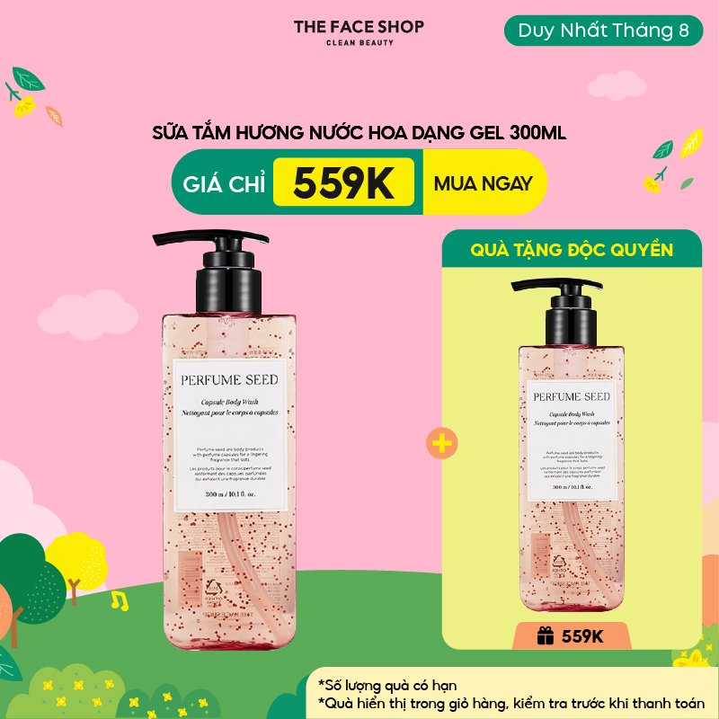 Sữa Tắm Dạng Gel Hương Nước Hoa Thefaceshop Perfume Seed Capsule Body Wash 300ml