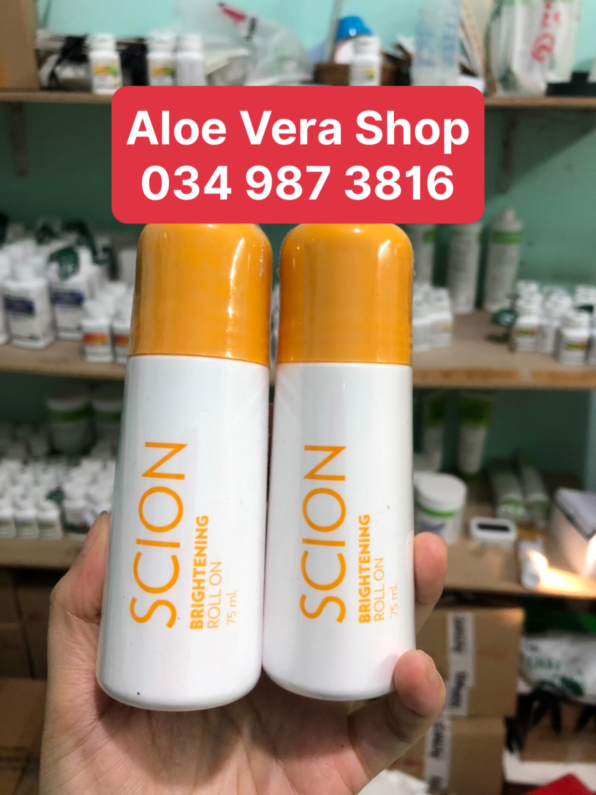 Combo 3 Chai Lăn khử mùi Scion Nuskin (75ml)