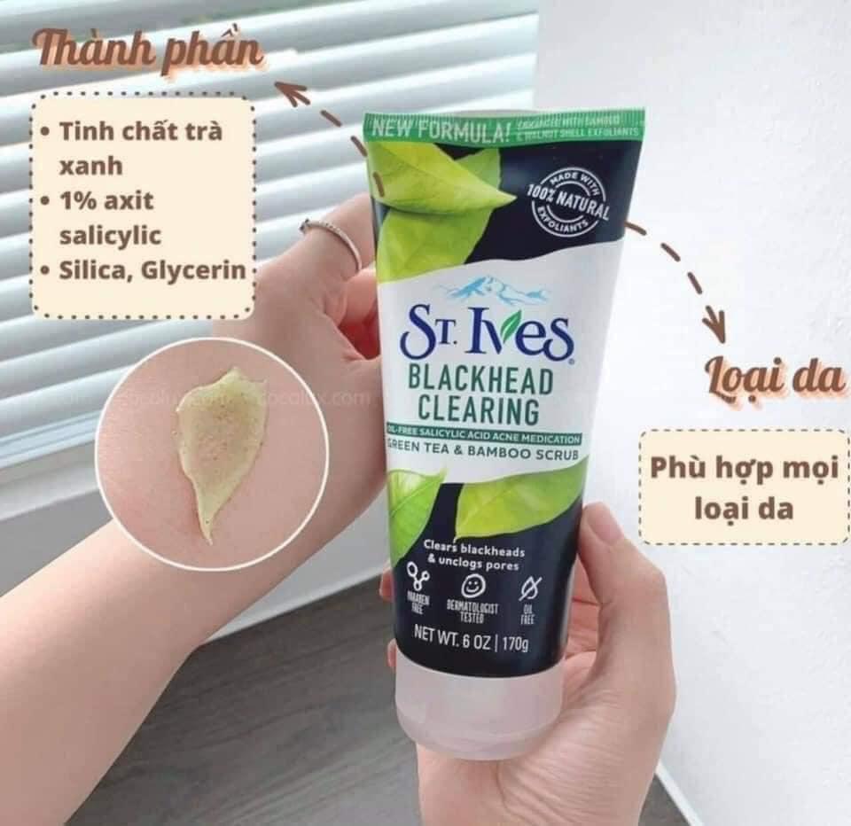 Sữa rửa mặt tẩy da chết st.ives