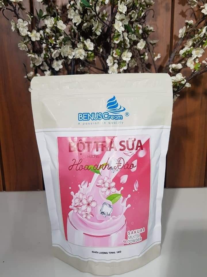 Bột Trà Sữa Hoa Anh Đào BENUS Cao Cấp