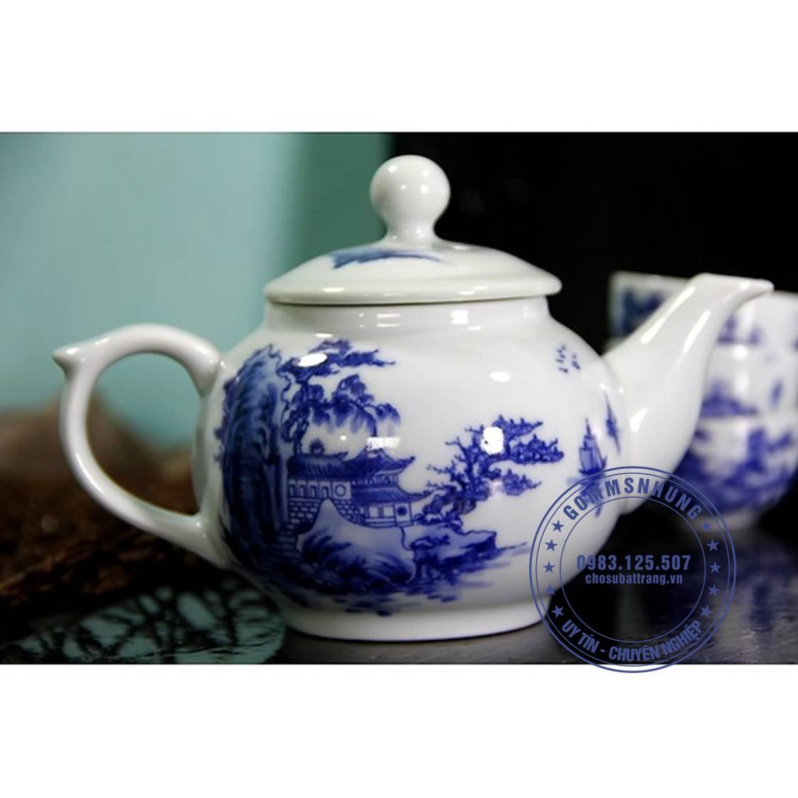 Bộ ấm chén trường thọ nhỏ xinh
