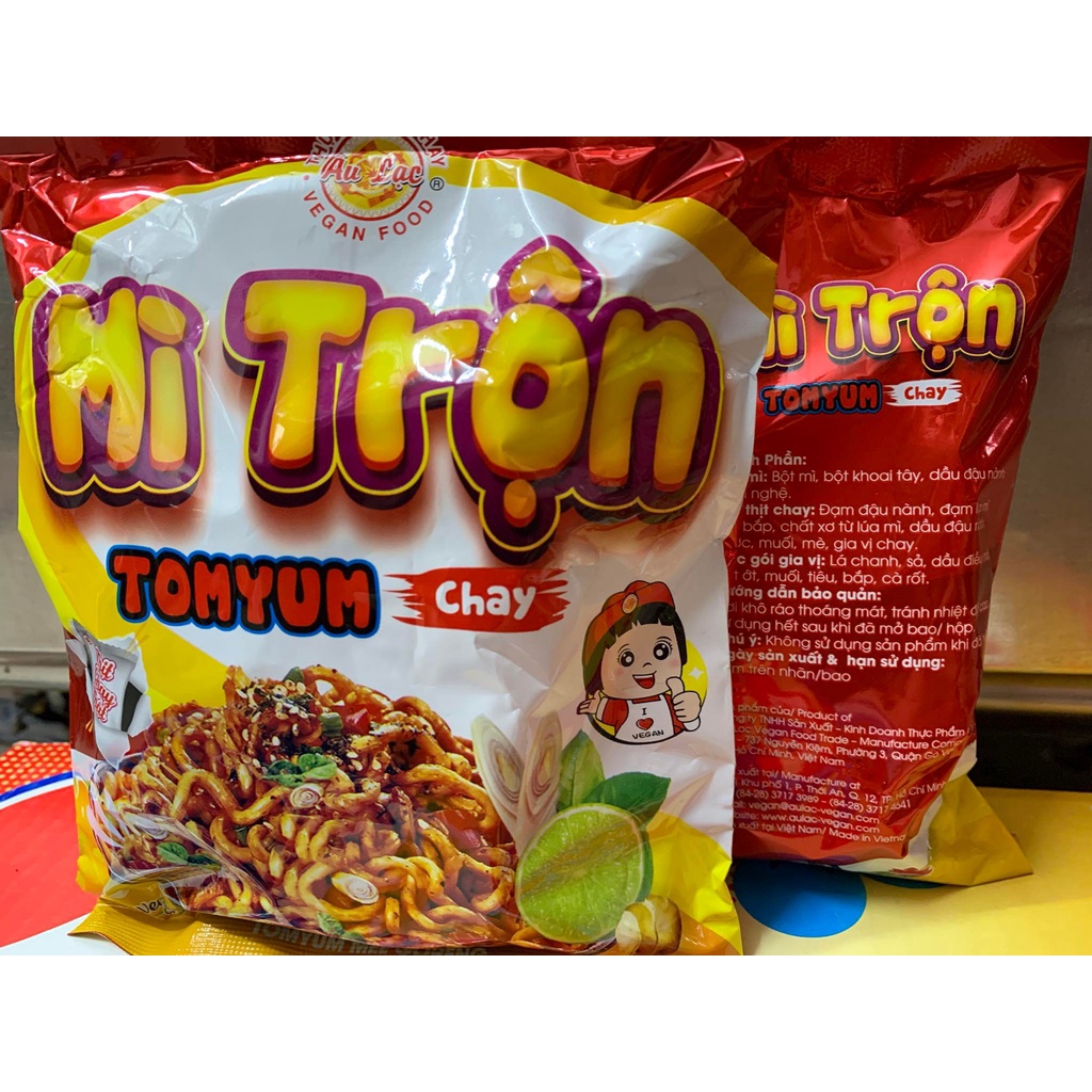 Mì trộn tomyum chay - gói 95g