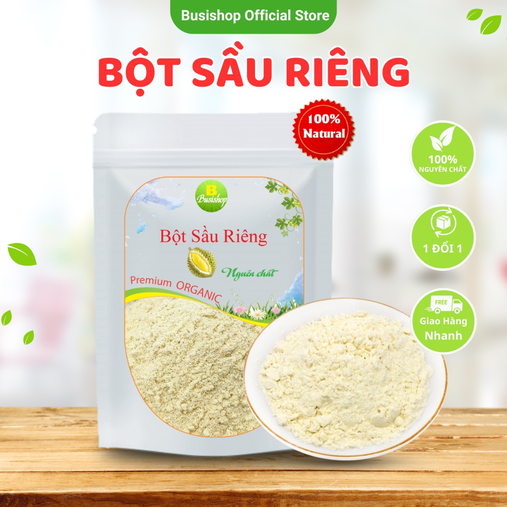 Bột sầu riêng sấy lạnh nguyên chất 100g
