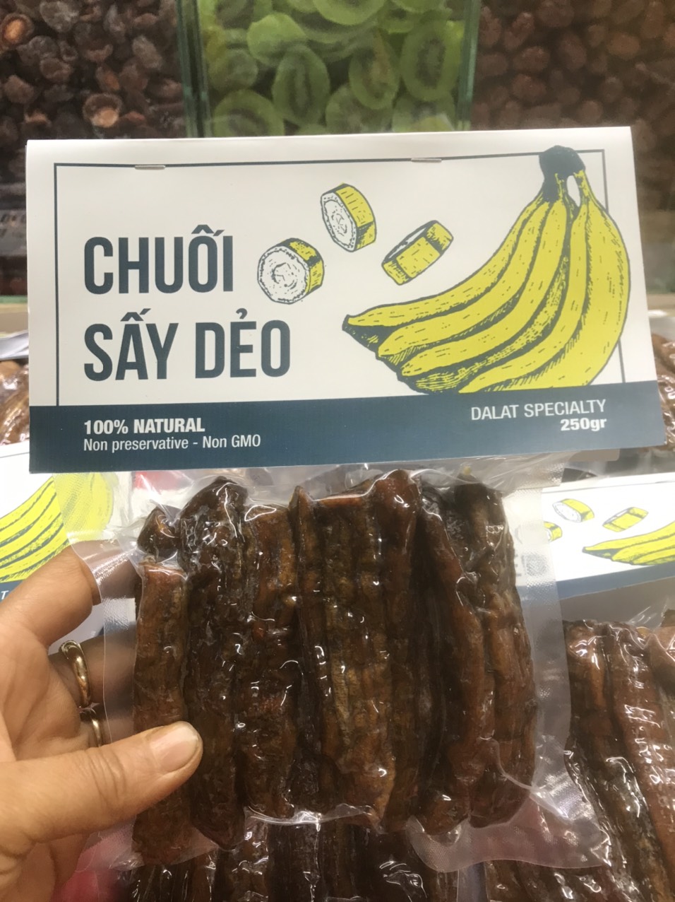 500 Gram Chuối Sấy Dẻo Đà Lạt