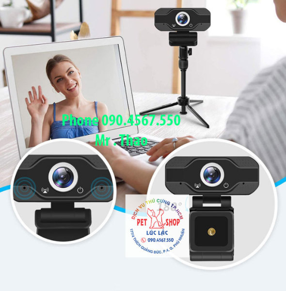 Bảng giá Webcam Máy Tính Độ Phân Giải 1920 FULL HD Cực Nét. Có Micro Phong Vũ
