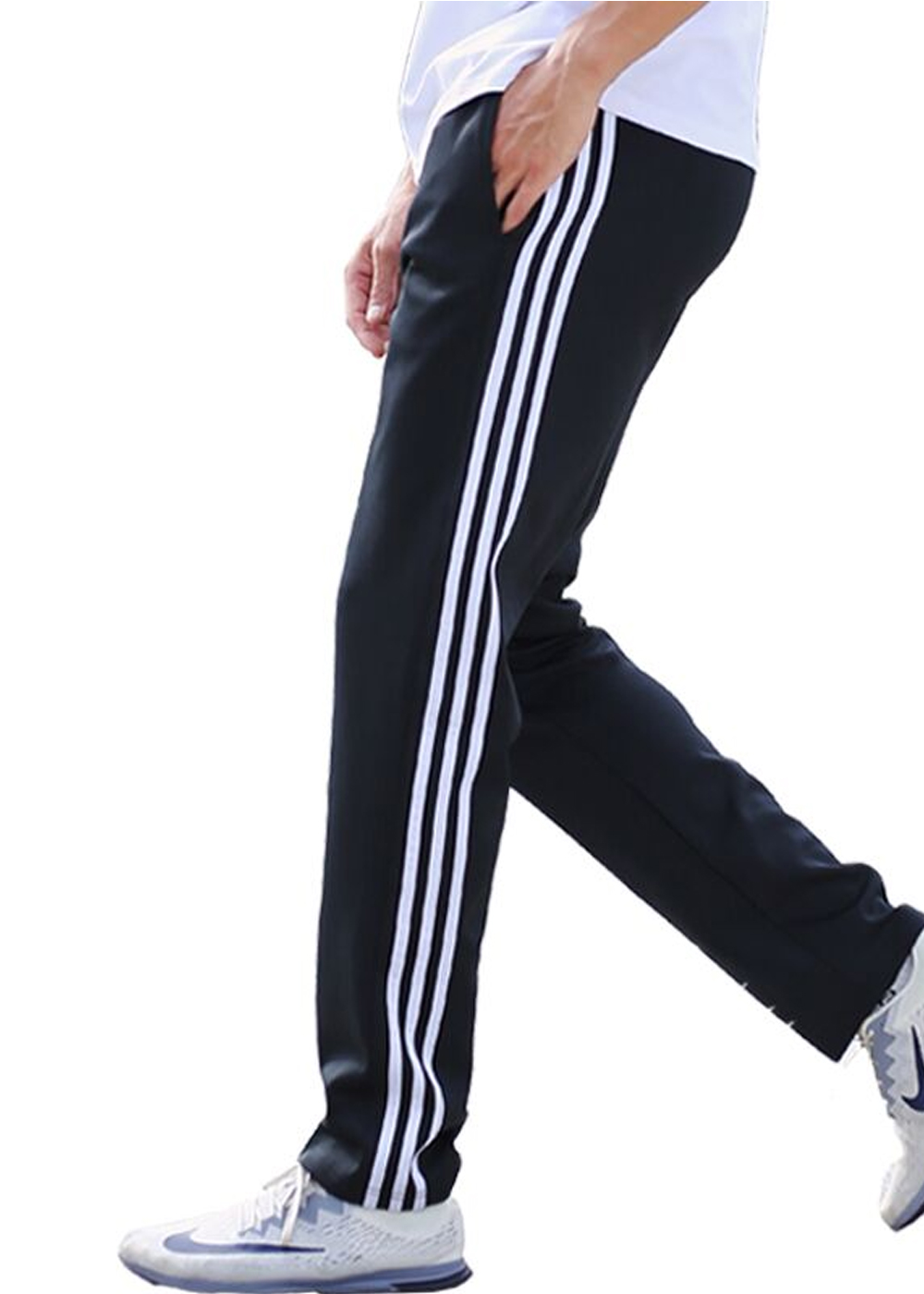 Quần thể dục thun cotton cao cấp Jadiny 3 sọc