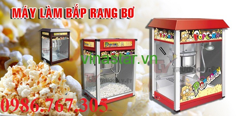 Máy nổ bắp rang bơ điện 1 pha