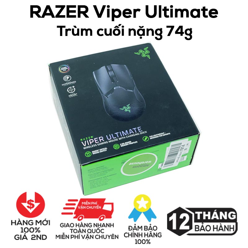 Chuột không dây bluetooth Razer Viper Ultimate